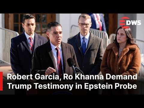 WATCH: Robert Garcia, Ro Khanna Speaks After Clinton Deposition, Dems Urge Trump to Testify | AC1E