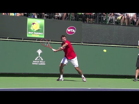 Stan Wawrinka Forehand Slow Motion HD
