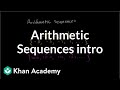 Introduction to arithmetic sequences | Sequences, series and induction | Precalculus | Khan Academy