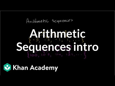 Introduction to arithmetic sequences | Sequences, series and induction | Precalculus | Khan Academy Video