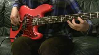 Video thumbnail for Jazz Bass with GHS Precision Flatwound Strings - Demo by SpinDash Blue