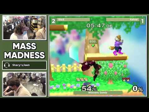 Mass Madness 35 SSBM - SloX (Fox) vs. Kalvar (Marth) - Melee WSF