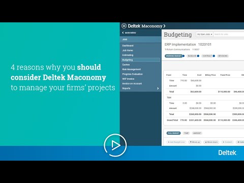 Deltek Maconomy-video