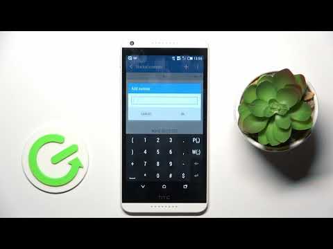 How to Block a Phone Number on a HTC Desire 816