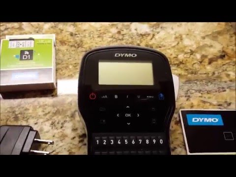 DYMO LabelManager 280™ QWY Kitcase etikečių spausdintuvas Perkėlimas terminiu būdu Vielinis D1 QWERTY video