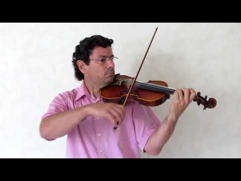 Volume 1 lesson 051 / 133 - Vive le vent in A - Learning french Violin