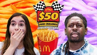 McDonalds French Fries | $50 Food Challenge!