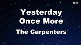 Download lagu Yesterday Once More - Carpenters Karaoke【No Guide Melody】 mp3 Download lagu Yesterday Once More - Carpenters Karaoke【No Guide Melody】 mp3