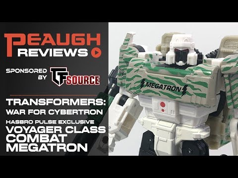 Video Review: Transformers: War for Cybertron - Voyager COMBAT MEGATRON (Hasbro Pulse Exclusive)