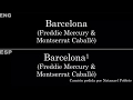 Barcelona (Freddie Mercury & Montserrat Caballé) — Lyrics/Letra en Español e Inglés
