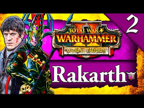 RAKARTH the BEASTLORD! Total War Warhammer 2: Dark Elves: Rakarth Campaign Gameplay #2