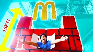 MEGA GIANT McDonalds Box Fort!!!