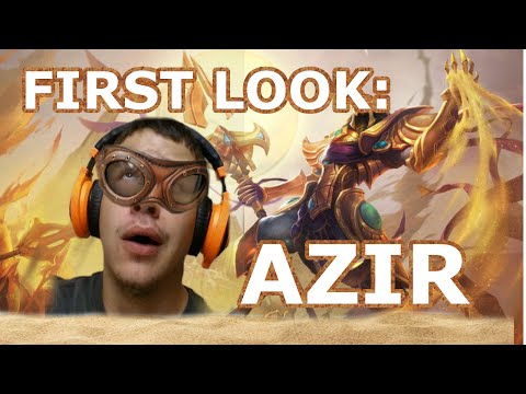 AZIR - THE EMPORER OF THE SAND | NEW CHARACTER | (Why I'm Bad At League of Legends - LoL)