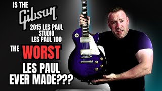 Video thumbnail for Is The Gibson 2015 Les Paul Studio Les Paul 100 The WORST Les Paul Ever? by Cryptic Mask Guitar