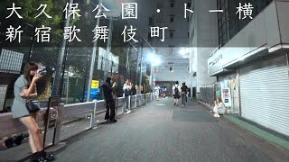 【新宿】大久保公園・トー横・歌舞伎町【4K HDR】