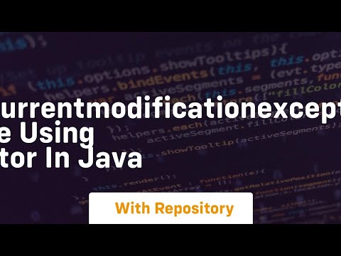 Concurrentmodificationexception While Using Iterator In Java
