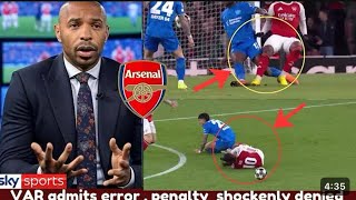 “Thierry Henry ERUPTS as VAR ‘ROBS’ Arsenal in Champions League Clash vs Bayer Leverkusen!”