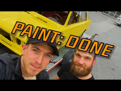 Lada Moscow x Valdres Gatebil, Norway: AIRRIDE LADA EP.3: Paint is complete!!