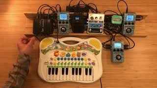 Video thumbnail for Zoom MS-70CDR, EHX 720, Ambient Toy Piano Jam by Waveformer