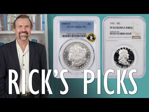 Rick's Picks: 1900-O Morgan Dollar PCGS MS66+ PL and much more!