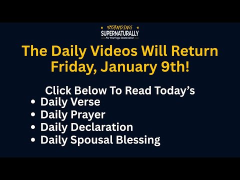 Monday Devotional Video