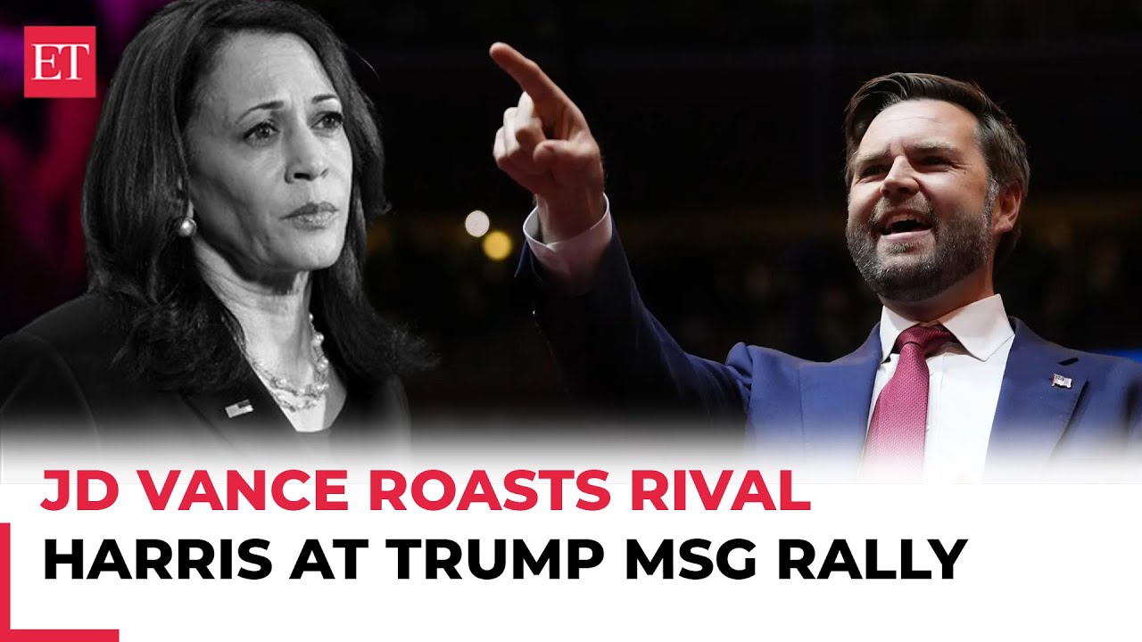 ‘Kamala Harris, go back to San Francisco…’: JD Vance addresses Trump's MSG rally in New York