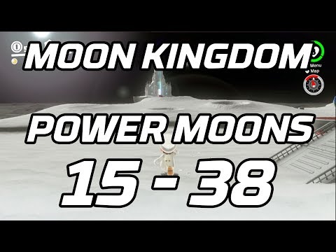 [Super Mario Odyssey] Moon Kingdom Post Game Power Moons 15 - 38 Guide