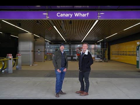 Elizabeth line: First Look at Canary Wharf Station | Hidden London Hangouts (S05E02)