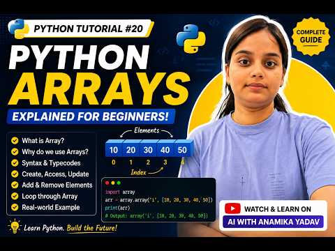 Python Arrays Explained With Examples Easy Tutorial