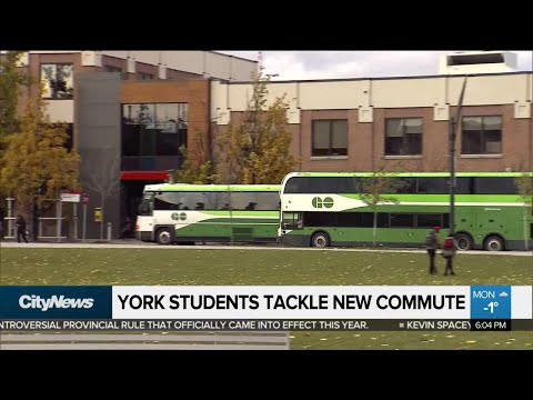 York U students tackle new commute