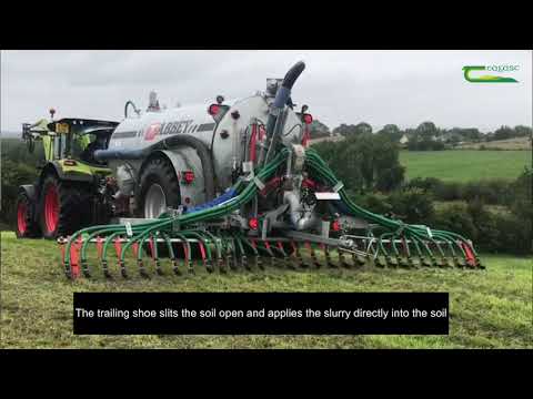 Low emission slurry spreading methods