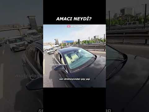 YOLUN ORTASINDA DURAN ARABA? @motovlogcudayi