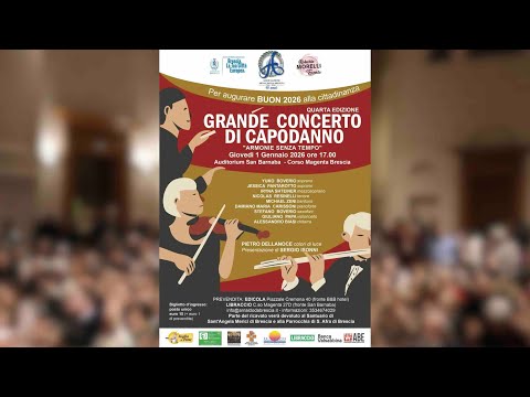 Anteprima Grande Concerto di Capodanno 2026 - Auditorium San Barnaba Brescia