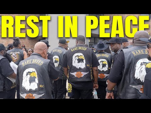 Rare Breed Motorcycle Club Funeral for our Fallen Brother