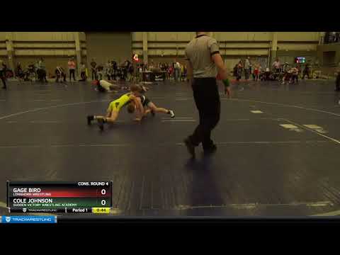 12U 82 Gage Bird Longhorn Wrestling Vs Cole Johnson Sudden Victory Wrestling Academy