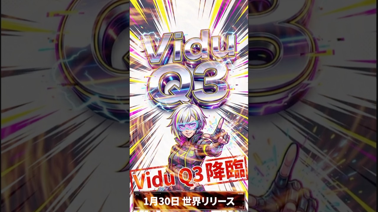 【衝撃】日本語対応でこのクオリティ？Vido Q3, AIアニメ生成の革命児が登場