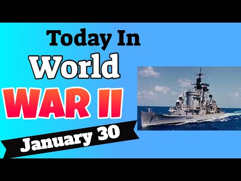 Today In World War II - January 30-Sunderland-Singapore-Battle of Rennel Island-Anzio-Albert Speer