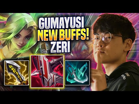 GUMAYUSI TRIES ZERI WITH NEW BUFFS! - T1 Gumayusi Plays Zeri ADC vs Lucian! | Preseason 2023