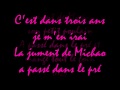 Nolwenn~La jument de michao~paroles 