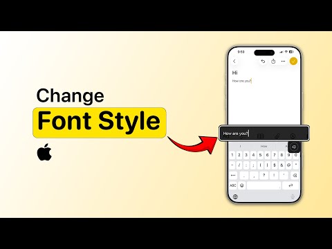 How to Change Font Style on iPhone (iOS 26)?
