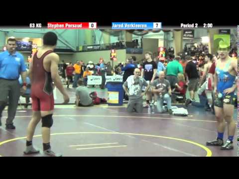 FILA Cadet 63 KG Stephen Persaud vs. Jared Verkleeren