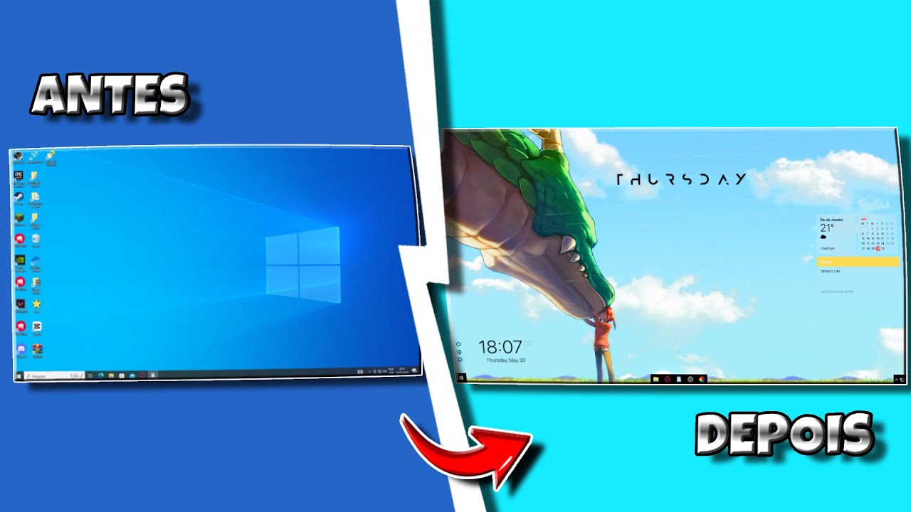 COMO DEIXAR O PC MAIS BONITO (2024)