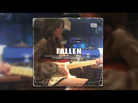 (FREE) Dark Sad Guitar Sample Pack - "FALLEN" | Melodic Gloomy Grunge Rock Trap loop kit 2023