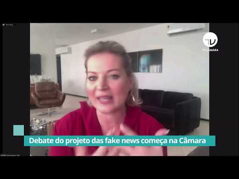 Debate do projeto das fake news começa na Câmara - 13/07/20