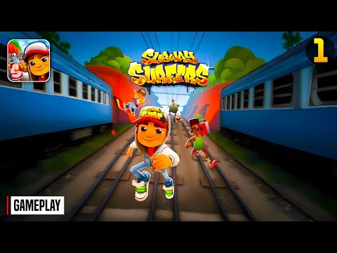 Subway Surfers Gameplay Walkthrough Part 1 (iOS, Android) - YouTube