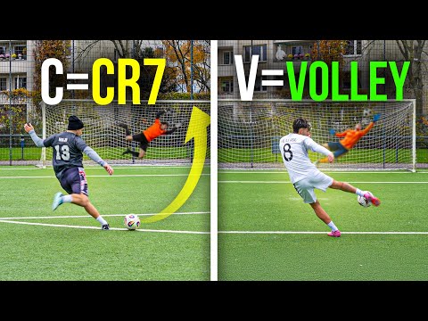 1 TRAUMTOR für JEDEN BUCHSTABEN FUßBALL CHALLENGE!