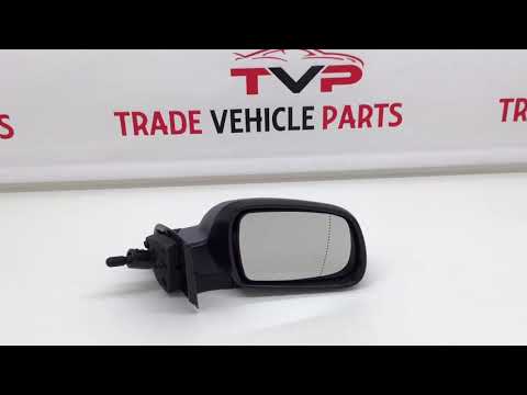 Fits Peugeot 307 Hatchback 2001-2007 Door Wing Mirror Manual Primed Driver Side video