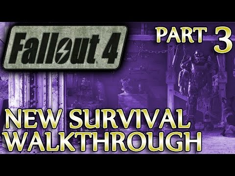 Ⓦ Fallout 4 New Survival Walkthrough ▪ Part 3, Trashcan Carla and Drumlin Diner