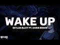 Skylar Blatt Wake Up Lyrics Ft Chris Brown