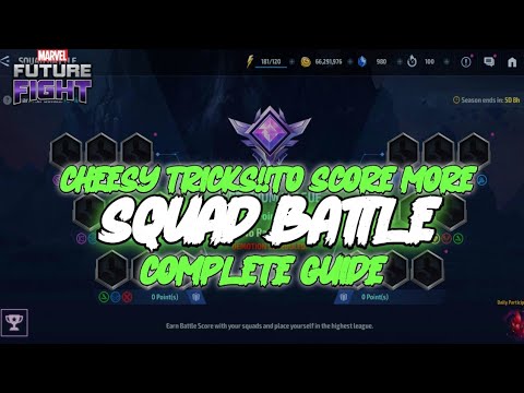 Squad Battle Complete Guide// Cheesy tricks to score more!! #Mff #Marvel #Squadbattle
